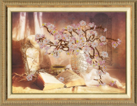 Набор для вышивания Золотое руно Цветущая сакура / РТ-006 - 