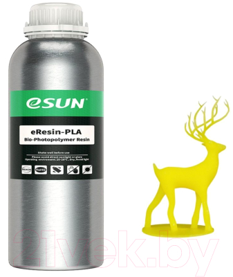 Фотополимерная смола для 3D-принтера eSUN eResin-PLA / т0030982 (1кг, желтый)