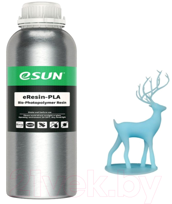 Фотополимерная смола для 3D-принтера eSUN eResin-PLA / т0031376 (1кг, голубой)