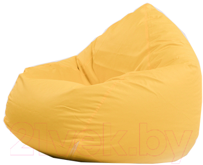 Бескаркасное кресло Devi Bag Груша XL О-5 (желтый)