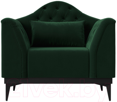 Кресло мягкое Mebelico Флорида (велюр зеленый)