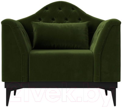 Кресло мягкое Mebelico Флорида (микровельвет зеленый)