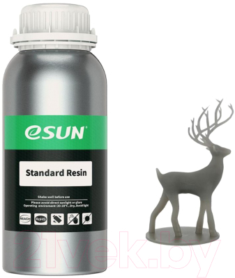 Фотополимерная смола для 3D-принтера eSUN Standard Resin For LCD / т0031362 (1кг, серый)