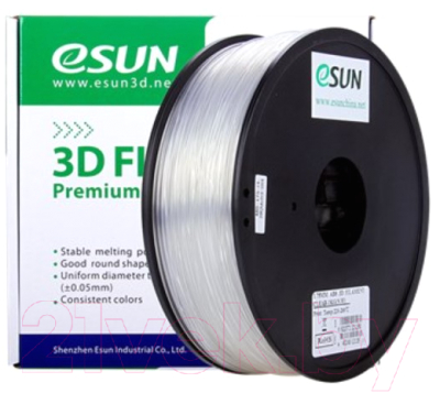 Пластик для 3D-печати eSUN ABS / т0031782 (1.75мм, 1кг, прозрачный)