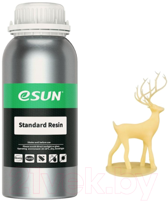 Фотополимерная смола для 3D-принтера eSUN Standard Resin For LCD / т0031368 (1кг, желтый)