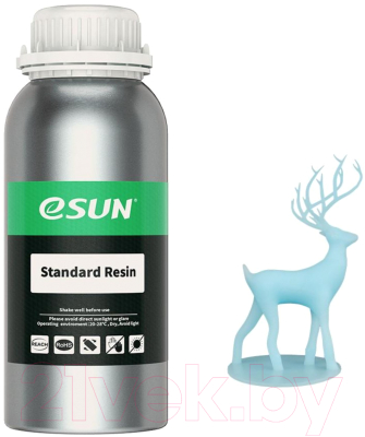 Фотополимерная смола для 3D-принтера eSUN Standard Resin For LCD / т0031369 (1кг, голубой)