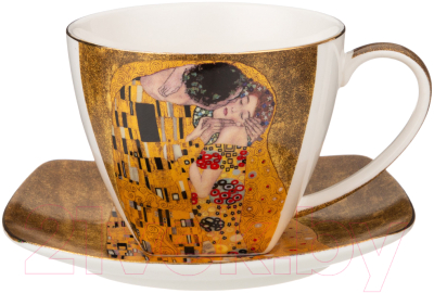 Набор для чая/кофе Lefard Поцелуй / 104-907 (золото)