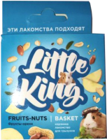 Лакомство для грызунов Little King Корзинка фруктово-ореховая (1шт) - 