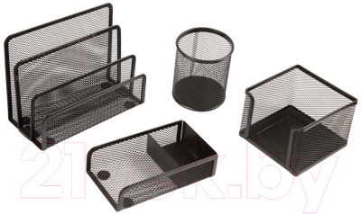 Настольный набор Berlingo Steel&Style / BMs_41402 (4 предмета, черный)
