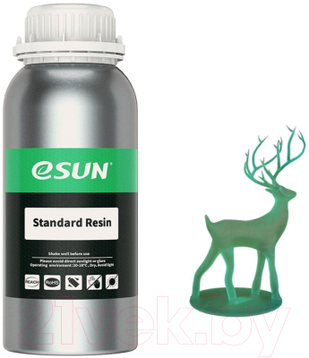 Фотополимерная смола для 3D-принтера eSUN Standard Resin For LCD / т0030985 (1кг, зеленый)