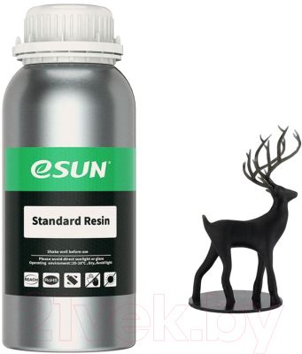 Фотополимерная смола для 3D-принтера eSUN Standard Resin For LCD / т0030986 (1кг, черный)