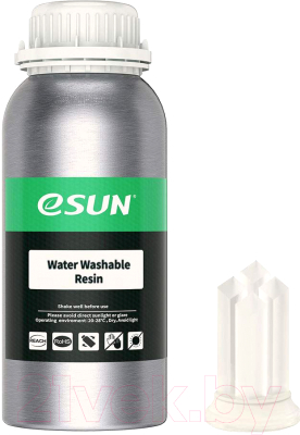 Фотополимерная смола для 3D-принтера eSUN Water Washable Resin For LCD / т0032590 (500г, прозрачный)