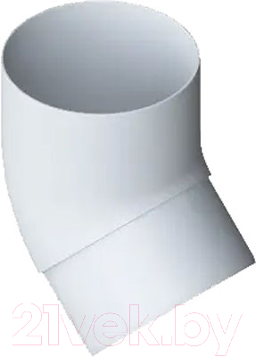Колено для водостока Альта-профиль ПВХ 45 градусов (белый)