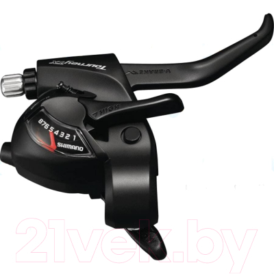 Манетка для велосипеда Shimano Tourney TX800 / 31012056 (правый, 8ск, 2050мм, черный)