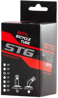 Изображение товара Камера для велосипеда STG 14х1.95/2.125 33мм / Х103296