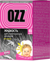 Наполнитель для фумигатора OZZ Baby 45 ночей (30мл) - 
