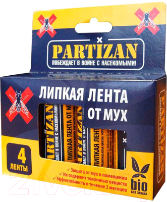 Лента от мух Partizan Bio (4шт)