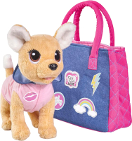 Мягкая игрушка Simba Chi-Chi Love Собачка Городская мода с сумочкой / 5893244 - 