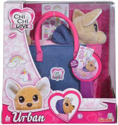 Мягкая игрушка Simba Chi-Chi Love Собачка Городская мода с сумочкой / 5893244