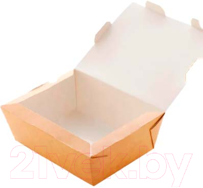 Набор коробок упаковочных для еды Мистерия Eco Lunch 1000 185041 (25шт)