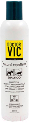 Шампунь для животных Doctor VIC С экстрактами трав для собак и кошек (250мл)