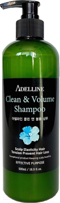 Шампунь для волос Adelline Clean & Volume против выпадения волос (500мл)