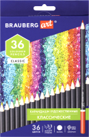Набор цветных карандашей Brauberg Art Classic / 880556 (36цв) - 