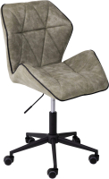 Кресло офисное AksHome Trix (серый/черный) - 