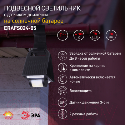 Фонарь уличный ЭРА ERAPR024-01 / Б0038500