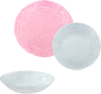 

Набор тарелок Luminarc, Brushmania Pink&Granit V0203