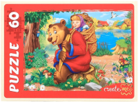 

Пазл РЫЖИЙ КОТ, Машенька и медведь / П60-5467