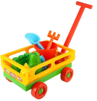

Тележка с игрушками для песочницы Zarrin Toys, С игрушками / E17