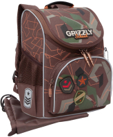 Школьный рюкзак Grizzly RAm-285-6 (милитари) - 