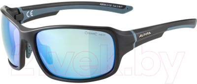 Очки солнцезащитные Alpina Sports 2022 Lyron/ A8630332 (черный /синий)