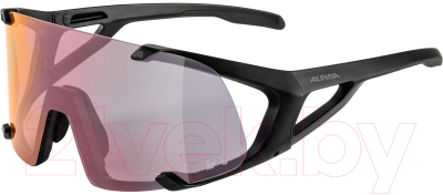 Очки солнцезащитные Alpina Sports 2022 Hawkeye Qv / A8689531 (черный матовый)