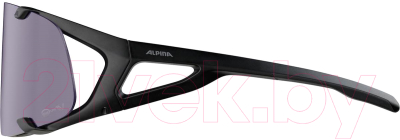 Очки солнцезащитные Alpina Sports 2022 Hawkeye Q-Lite V / A8690131 (черный матовый/пурпурный)