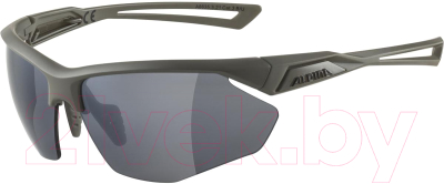 Очки солнцезащитные Alpina Sports 2022 Nylos Hr Moon/ A8635321 (серый матовый/черный)