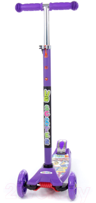Самокат детский Полесье 0072-V1(Ф) (фиолетовый)