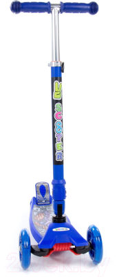 Самокат детский Полесье Со складной ручкой / 0072C-V1(С) (синий)
