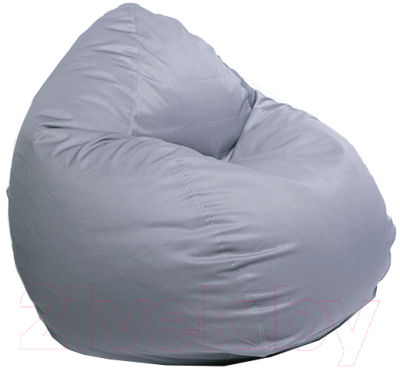Бескаркасное кресло Devi Bag Груша XL О-17 (светло-серый)