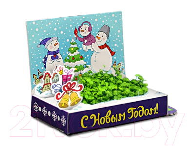 Набор для выращивания растений Happy Plant Снеговик Счастья в Новом году / hps-228