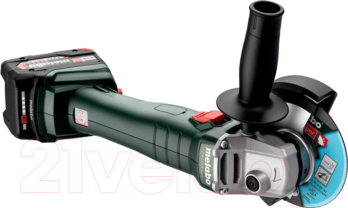 Профессиональная угловая шлифмашина Metabo W 18  L 9-125 Quick