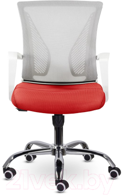 Кресло офисное UTFC Энжел М-800 CH (белый/серый/красный)