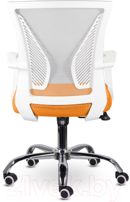 Кресло офисное UTFC Энжел М-800 CH (белый/серый/оранжевый)