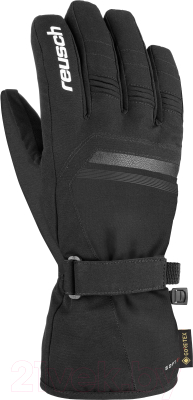 Перчатки лыжные Reusch Stanley GTX / 6101327-7701 (р-р 6.5, Black/White Inch)