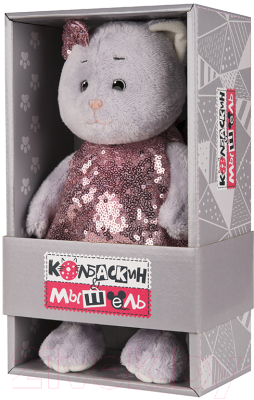 Мягкая игрушка Колбаскин & Мышель Мышель в нарядном платье / MT-MRT062002-20