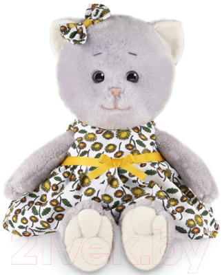 Мягкая игрушка Колбаскин & Мышель Мышель в летнем платье с цветным принтом / MT-MRT062008-25