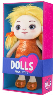 Кукла Maxitoys Dolls Кукла Милена в оранжевом платье / MT-MRT121911-35