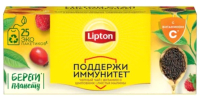 

Чай пакетированный Lipton, С витамином С, шиповником и ароматом земляники