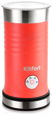 Вспениватель молока Kitfort КТ-786-3 (красный)